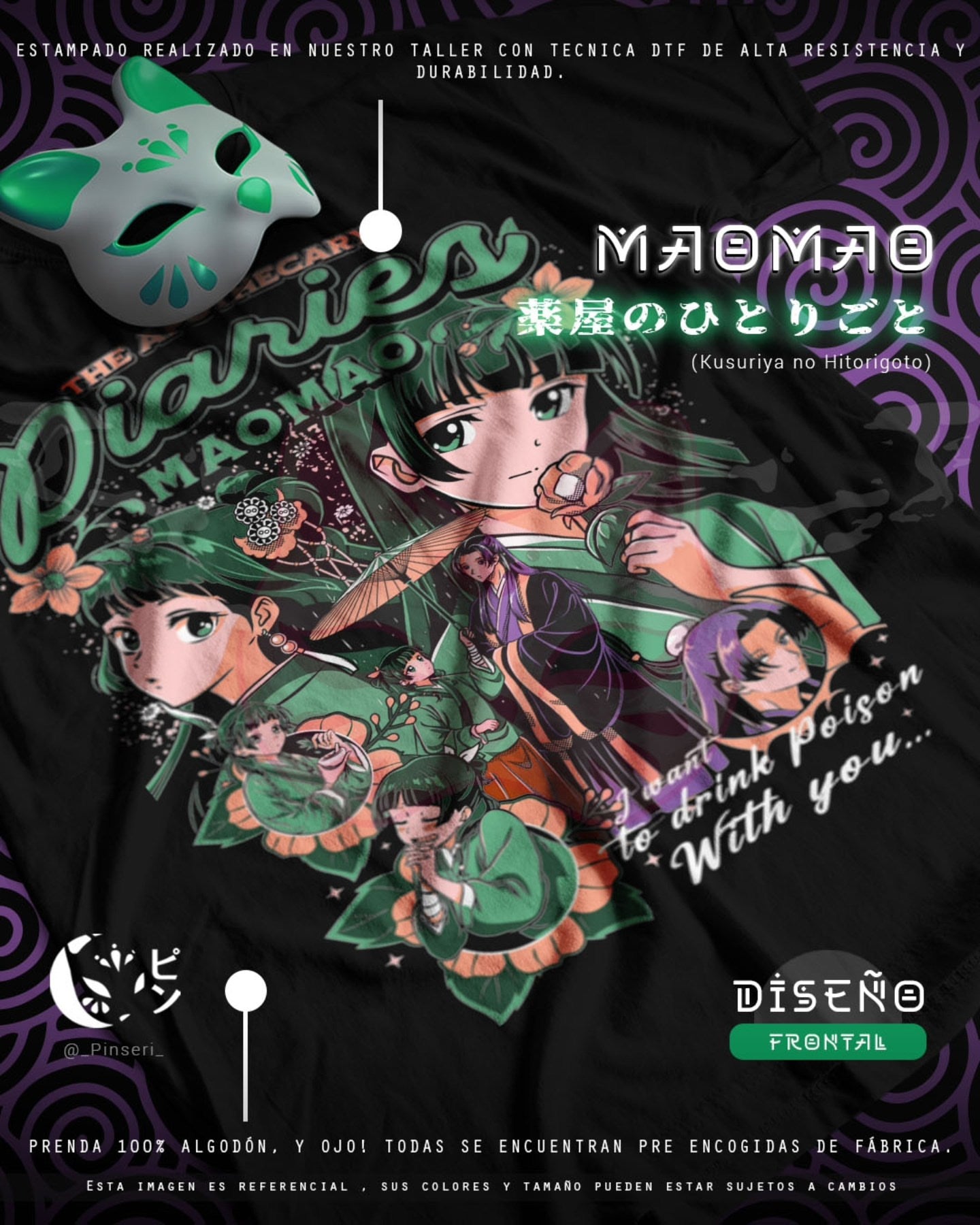 Diseño Maomao - Los Diarios de La Boticaria Tradicional