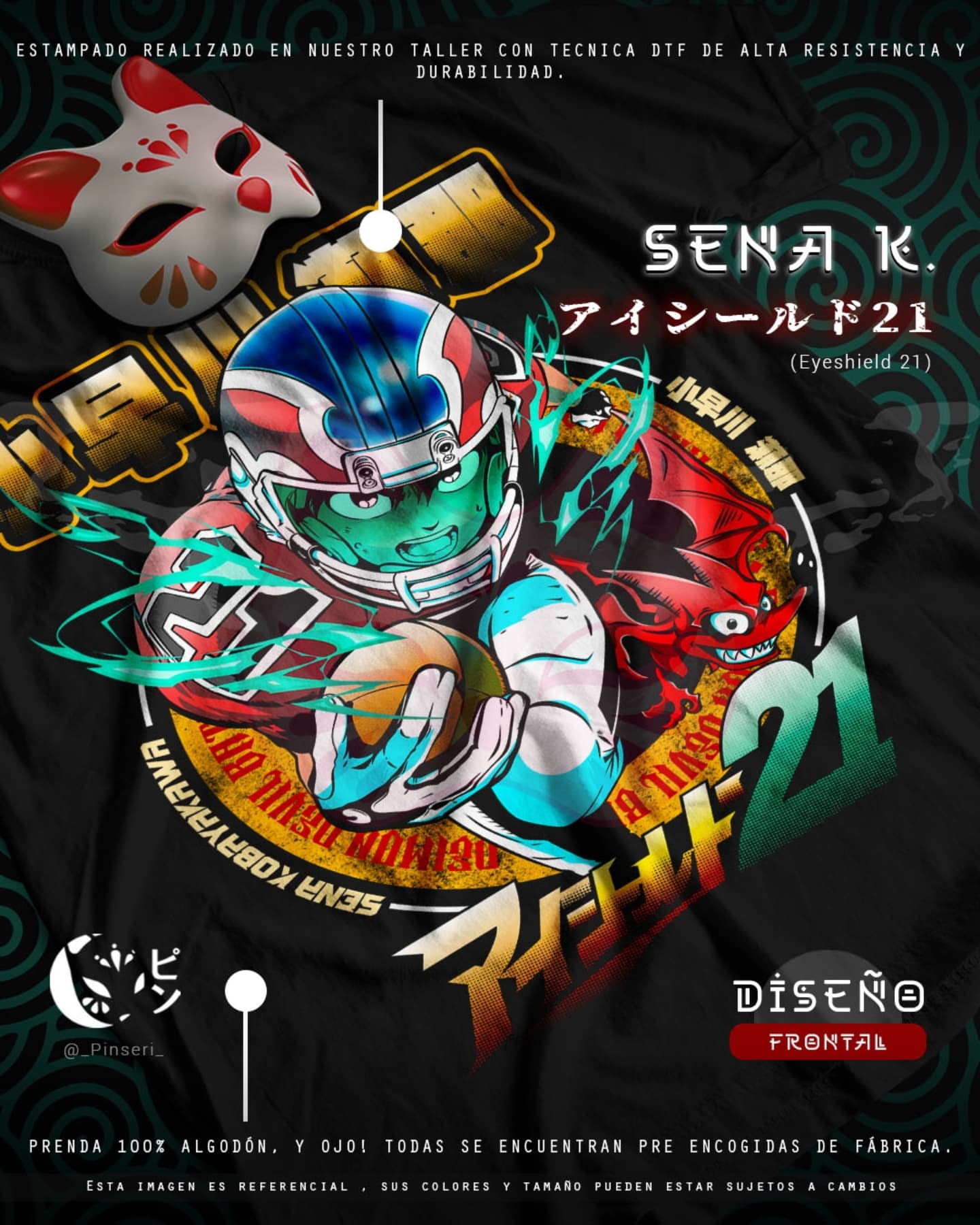 Diseño Sena Kobayakawa - Eyeshield 21 Tradicional