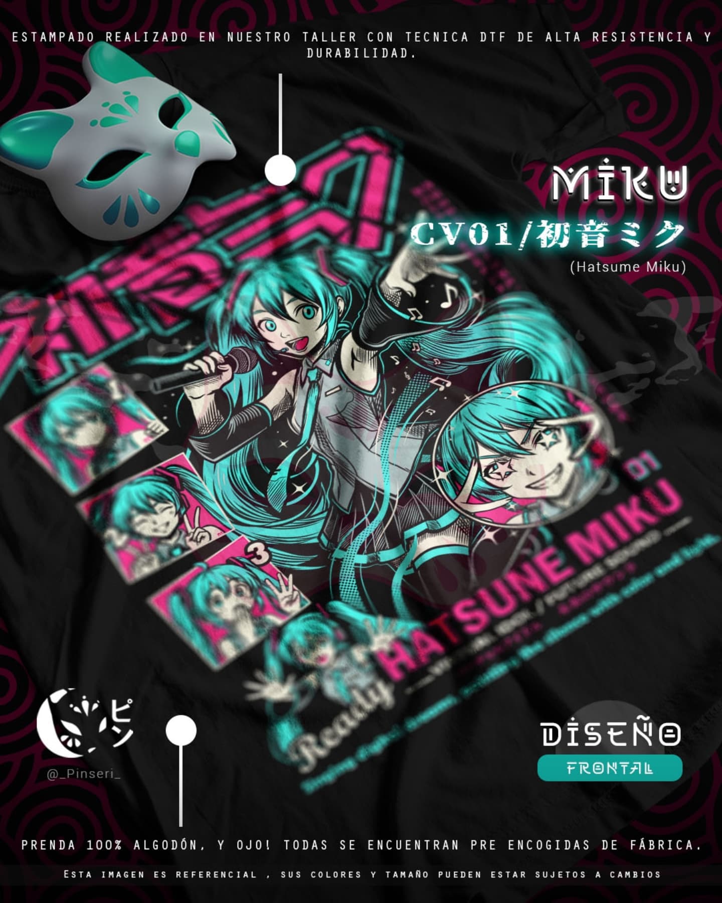Diseño Hatsune Miku Tradicional