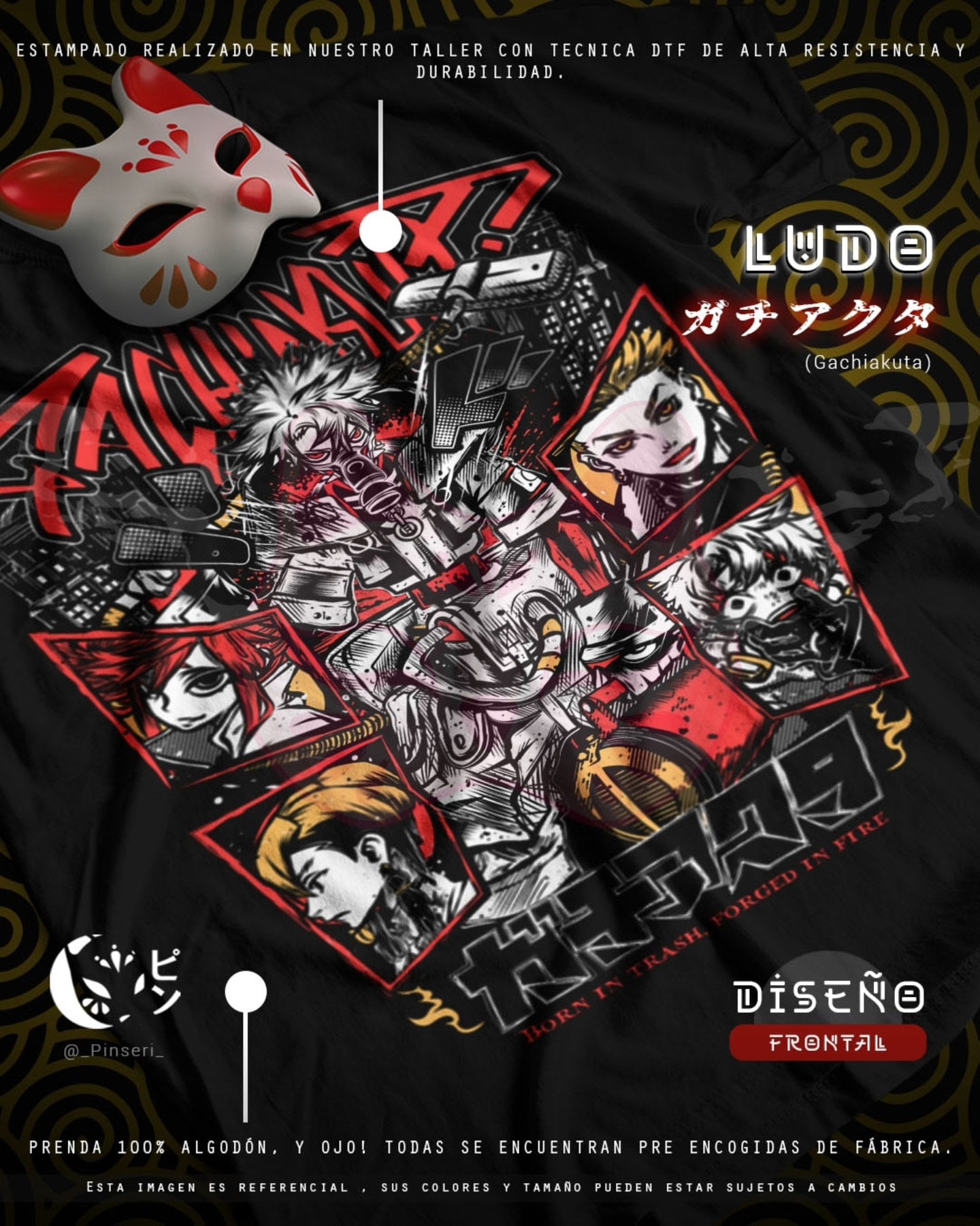 Diseño Ludo - Gachiakuta Tradicional