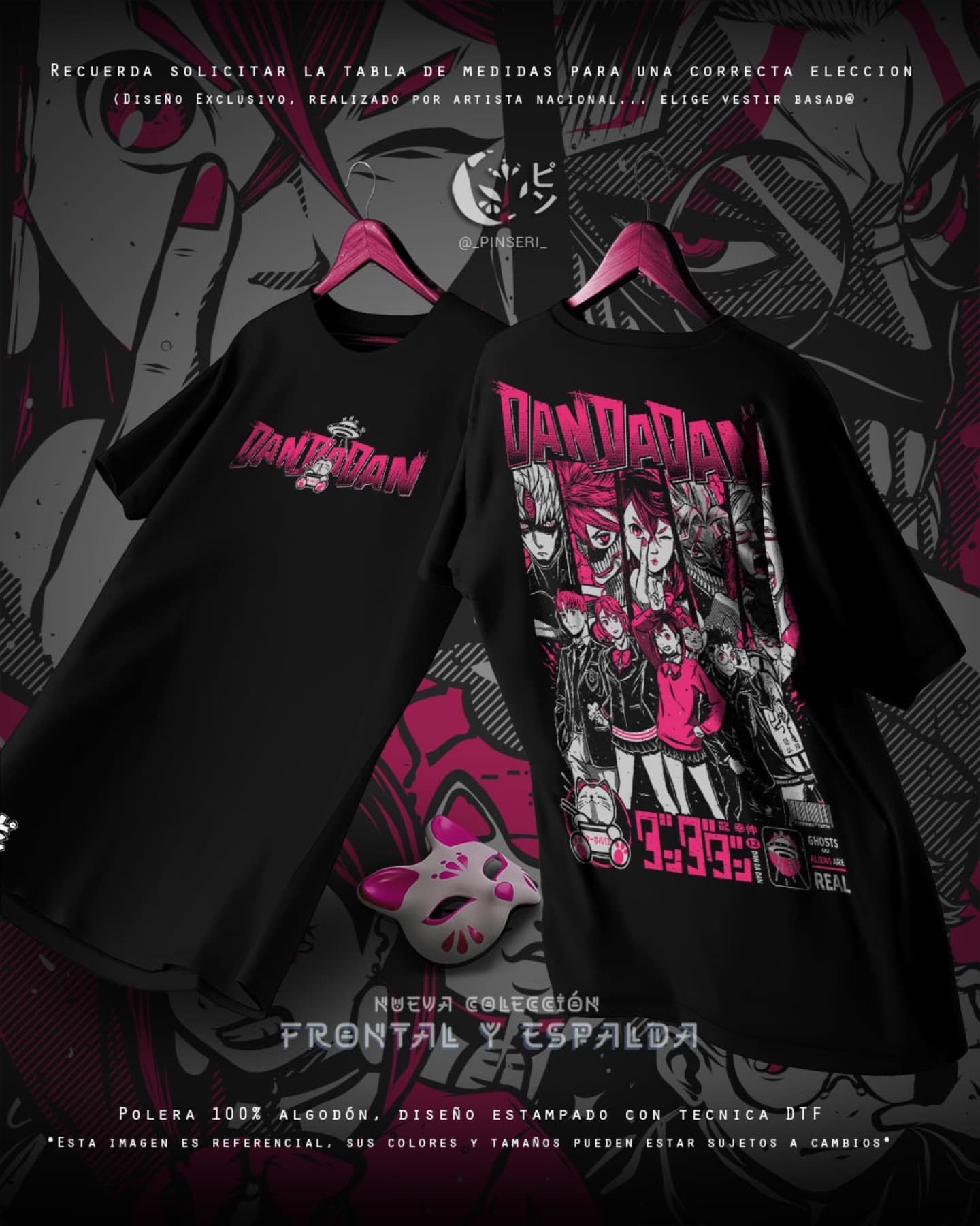 Diseño Turbo Team - Dan Da Dan Frontal y Espalda