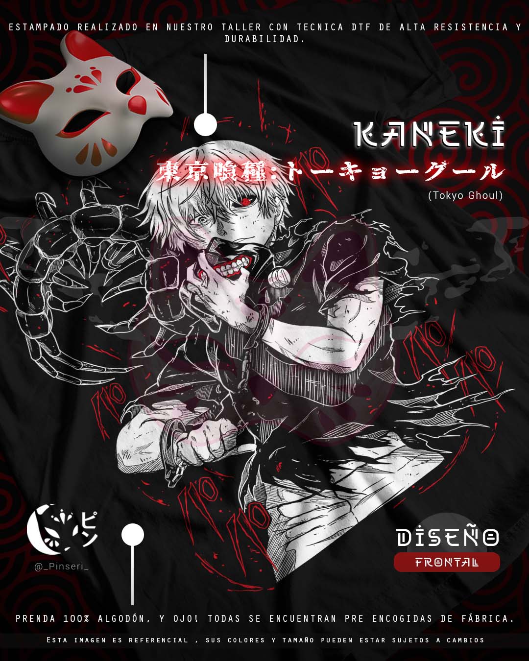 Diseño Kaneki Tradicional