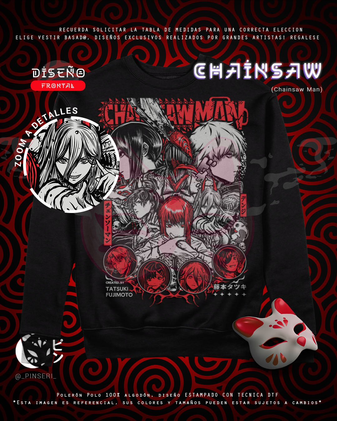 Polo Diseño ChainSaw - Chainsaw Man Tradicional