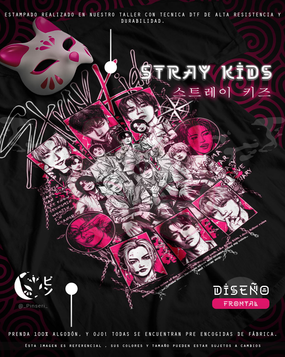 Diseño Stray Kids Tradicional