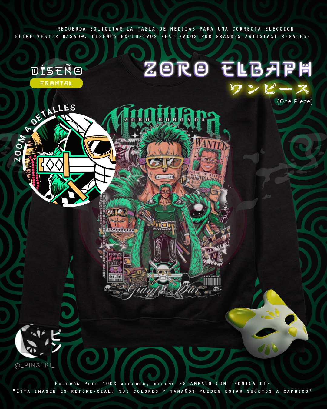 Polo Zoro Elbaph - One Piece