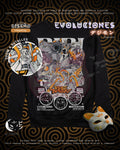 Polo Diseño Digimon Evoluciones Tradicional
