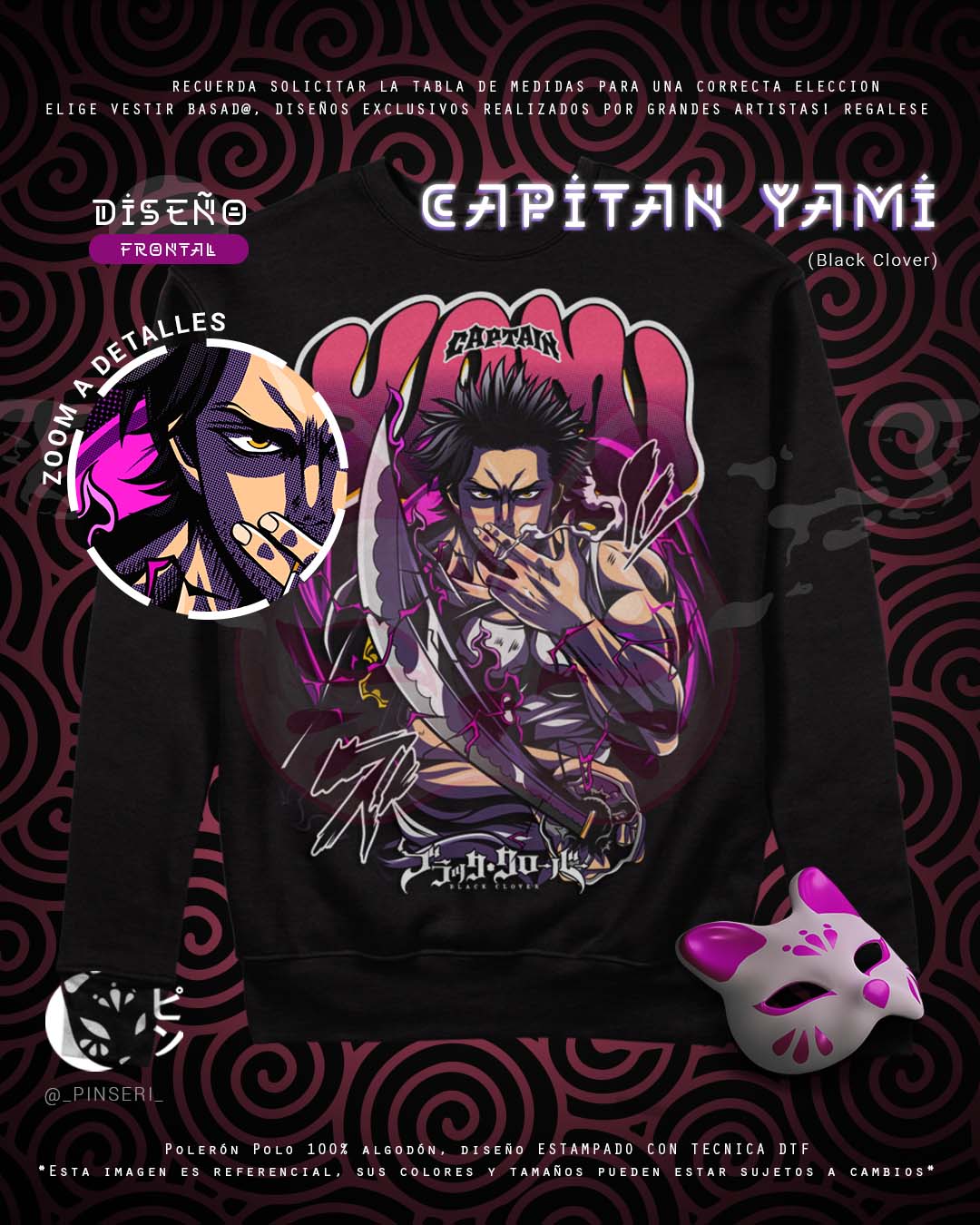 Polo Diseño Capitan Yami Tradicional