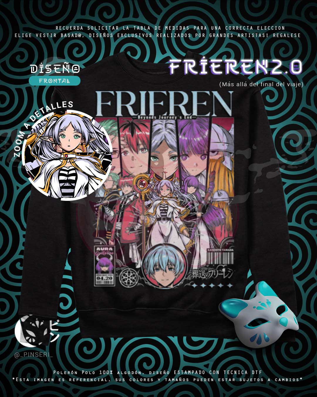 Polo Diseño Frieren 2.0 Tradicional